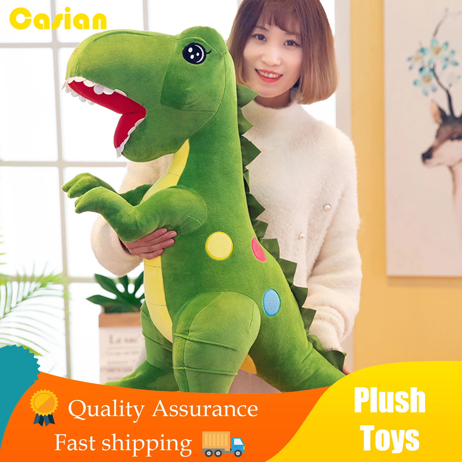 

60 см динозавр плюшевая игрушка мультфильм тираннозавр милая мягкая игрушка кукла подушка диван декор комнаты детские игрушки для мальчико...