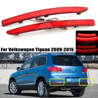 1 pair led rear bumper reflector light for vw for volkswagen tiguan 2009 2010 2011 2012 2013 2014 2015 tail stop brake lamp