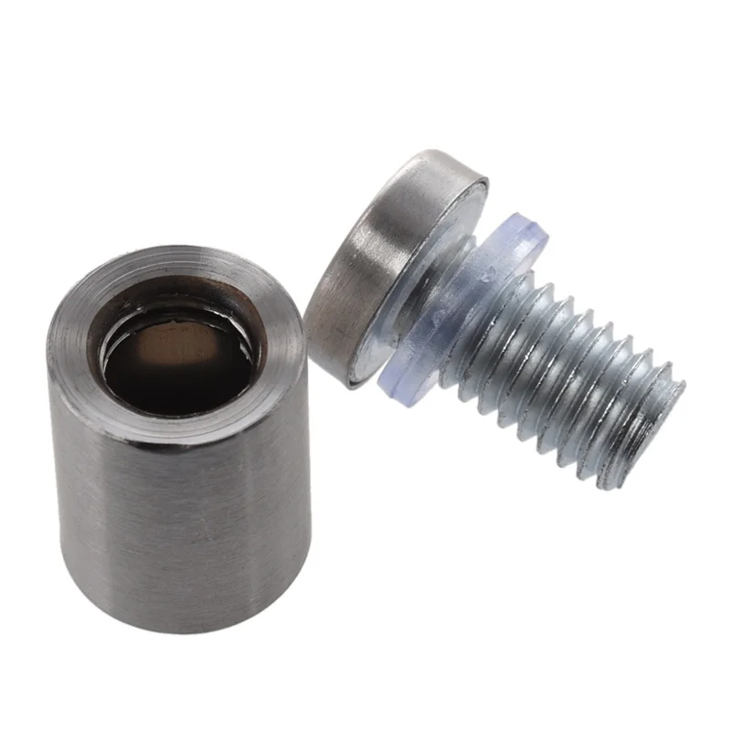 Проставка для винта стекла/зеркала/гвоздей нержавеющая сталь серебристая 4