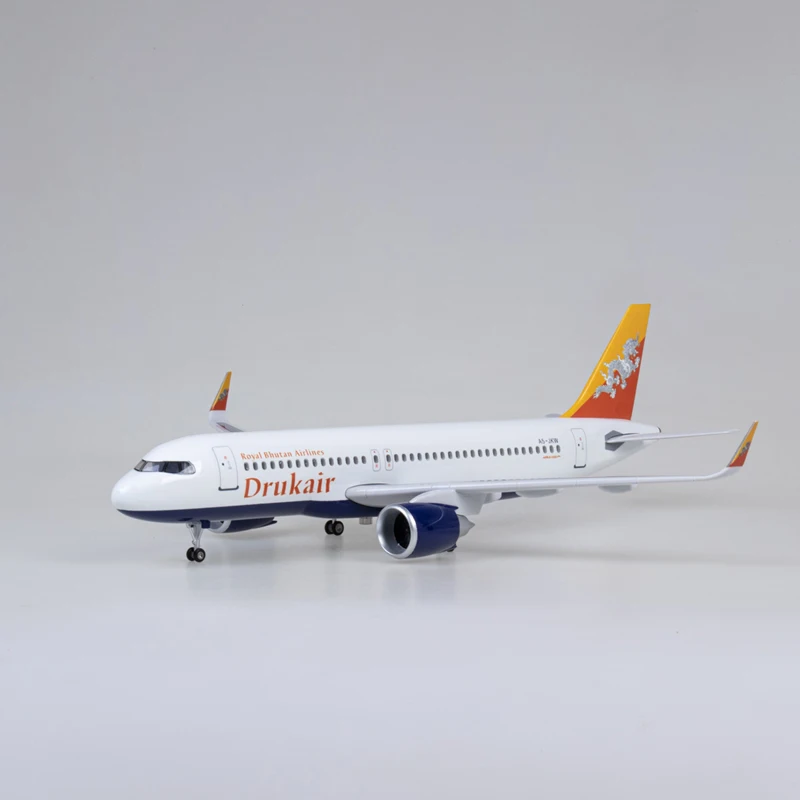47 см 1/80 самолет A 320 A320 NEO Bhutan Airline Civil модель авиалайнера светодиодный светильник