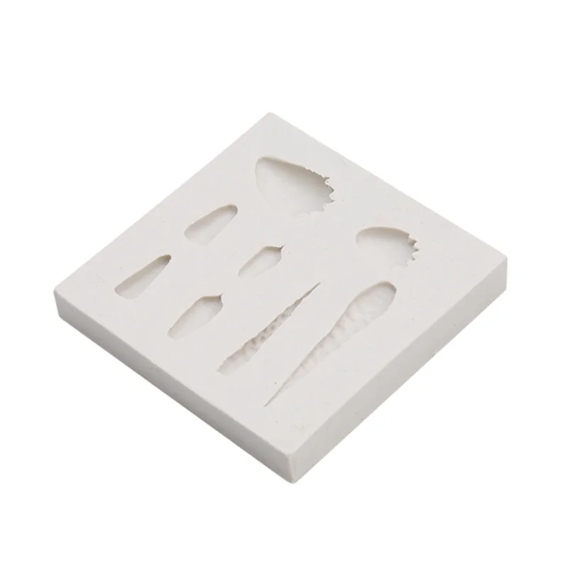 Силиконовая форма 3D растения-суккуленты цветок помадка для торта шоколада