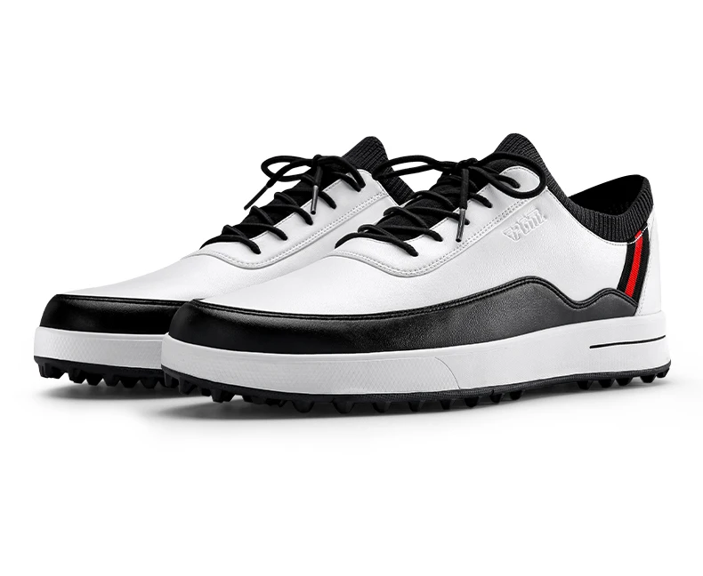 New PGM Golf Sneakers Men Waterproof Shoes Microfiber Mesh Lining Breathable Sports Shoes Non-slip Fixing Nails For Male Outdoor