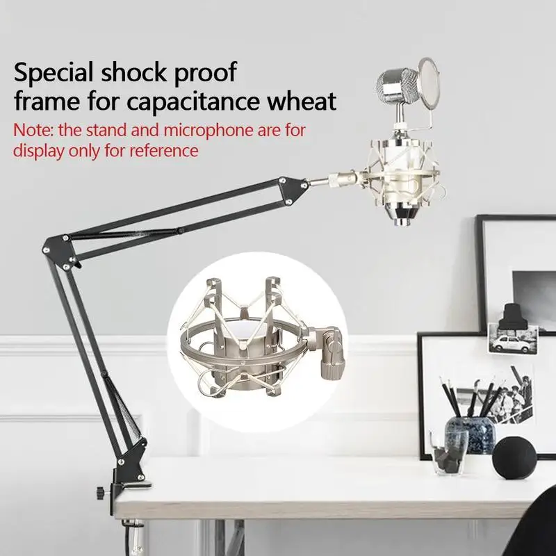 1 шт. профессиональный микрофон подвесом фиксатор Студийный конденсаторный