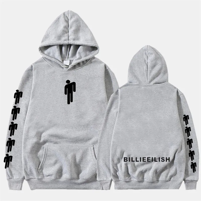 Новинка года, толстовка с капюшоном Billie Eilish, модные толстовки с принтом для женщин и мужчин, толстовки с длинными рукавами, лидер продаж, Повседневная Уличная одежда Sudadera Hombre