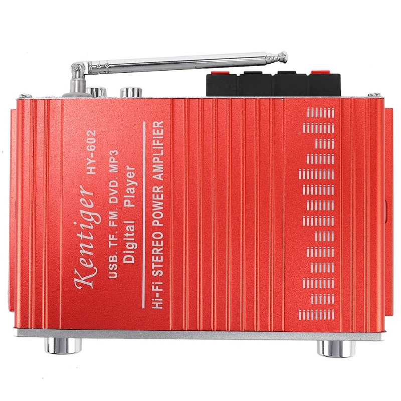 Портативный Hi-Fi цифровой усилитель мощности Kentiger Hy-602 Mini с Fm инфракрасным