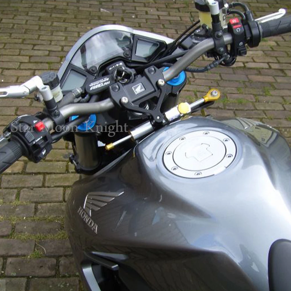 Для HONDA CB1000R CB 1000 R CB1000 R2008 2016 мотоцикла алюминиевый рулевой Стабилизатор демпфер
