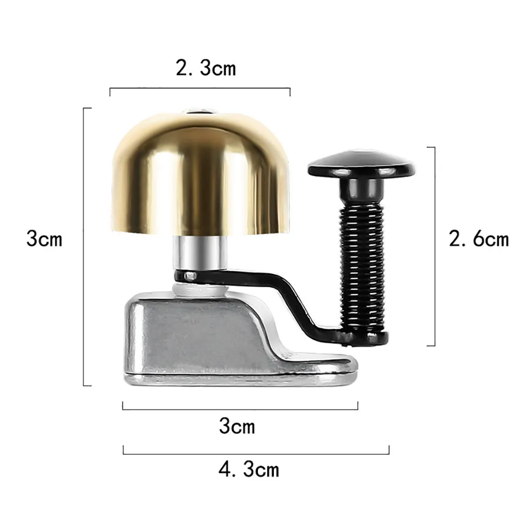 

Bicycle Bell Alloy Mountain Road Bike Horn Sound Alarm For Safety Cycling Handlebar Metal Ring Bicycle Call Bike Accessories
