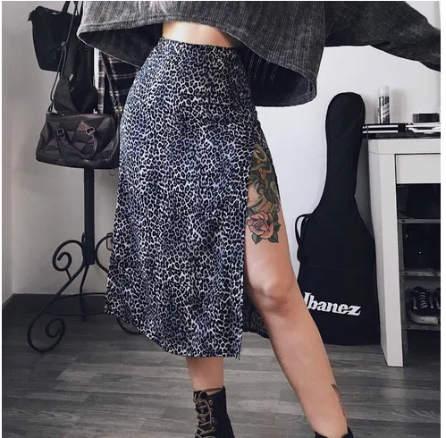 Популярная Летняя Сексуальная Женская юбка с высокой талией модные облегающие