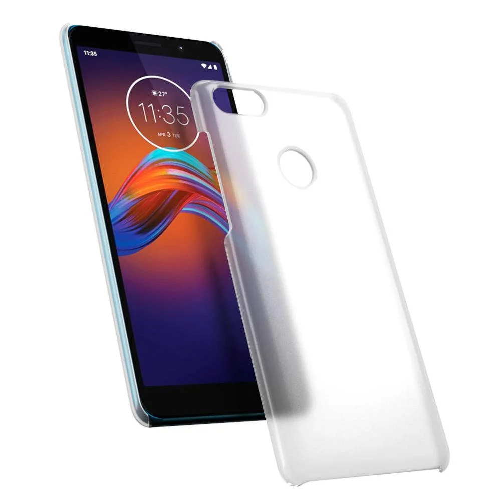 

Матовый чехол для Motorola Moto E6 Plus, тонкая задняя крышка для Moto E5 Plus E6, жесткие пластиковые чехлы с защитой от отпечатков пальцев