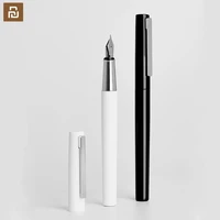 youpin kaco brio blackwhite fountain pen with ink bag storage bag box case 0 3mm nib metal inking pen for writing signing pen