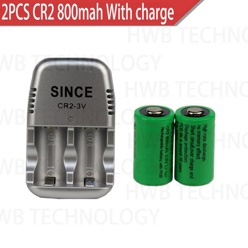 Горячая новинка CR2+ зарядное устройство 800mah 15270 3v литиевая аккумуляторная батарея(2 батареи+ 1 зарядное устройство