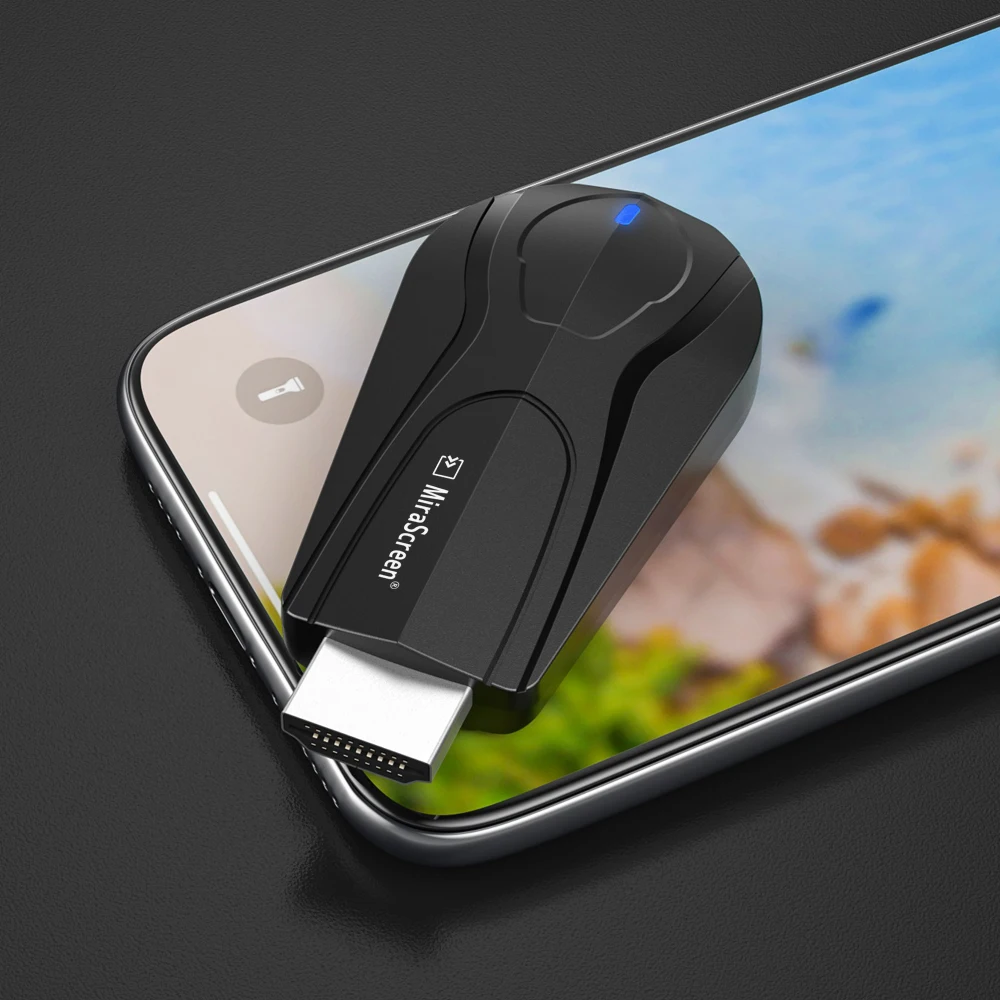 Беспроводной ТВ приемник Mira Miracast Airplay 2 4 ГГц Wi Fi ключ зеркальный экран литой