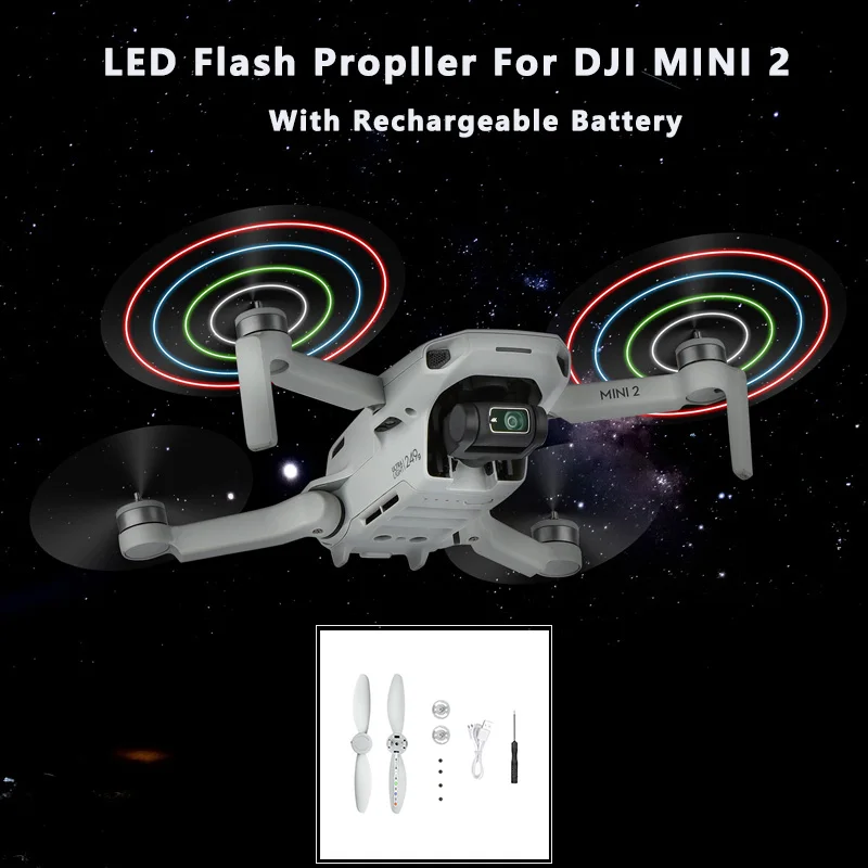 

Аккумулятор STARTRC DJI Mini 2 со светодиодной подсветкой, складной пропеллер для дрона DJI Mavic Mini 2