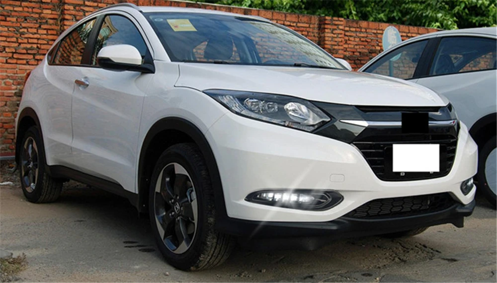 DRL для Honda hr-v HR-V 12V светодиодный автомобильный дневной ходовой свет противотуманная фара с динамическим поворотным сигналом