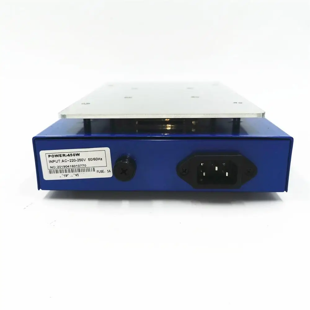 220V 450W Регулируемый термостатический нагревательная платформа для экрана
