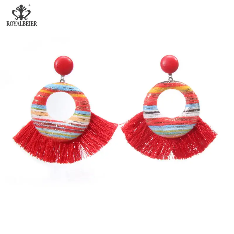 Этнические винтажные большие длинные серьги ювелирные изделия свадебные