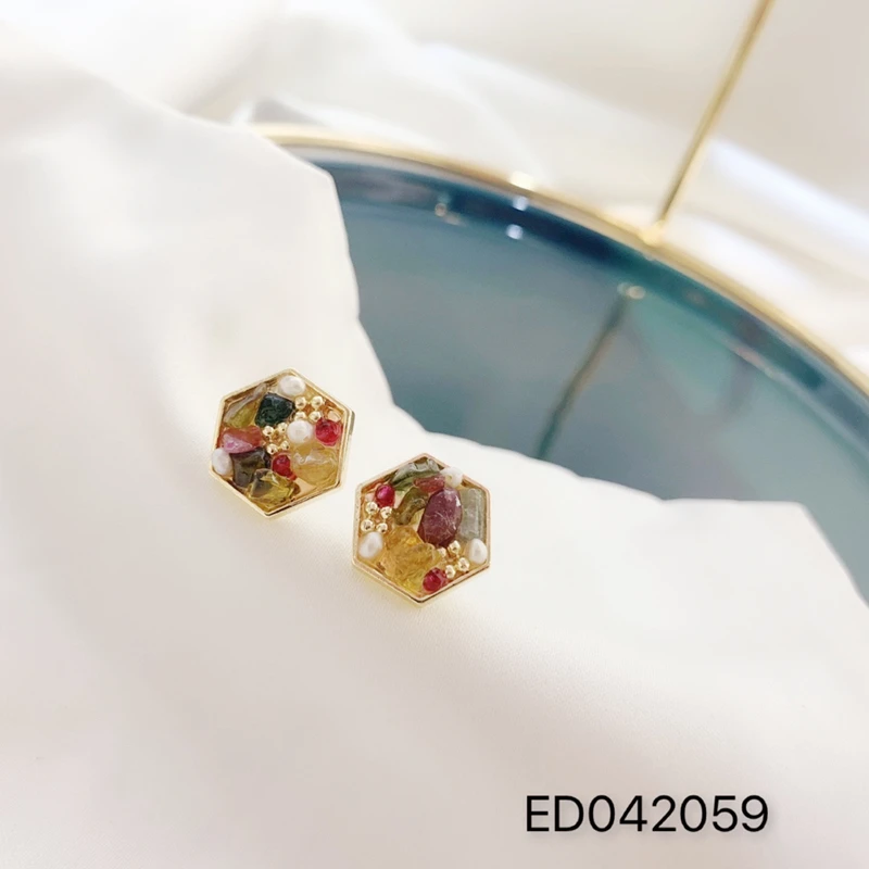 

Серьги-гвоздики DAIMI с жемчугом, шестигранный дизайн, 2-3 мм, жемчужные серьги для женщин, подарок