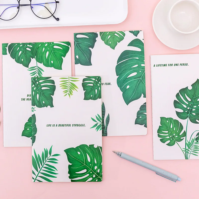 

30 листов/блокнот, креативный блокнот А5 с пальмовым листьем для студентов, школьных и офисных принадлежностей