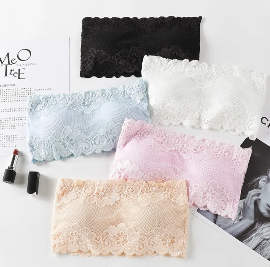Женские кружевные бюстгальтеры без бретелек сексуальное повседневное нижнее