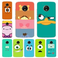 Adventure time cute Beemo BMO Jake Finn Phone Case For Motorola Moto One Fusion Plus Vision Power Play G5S