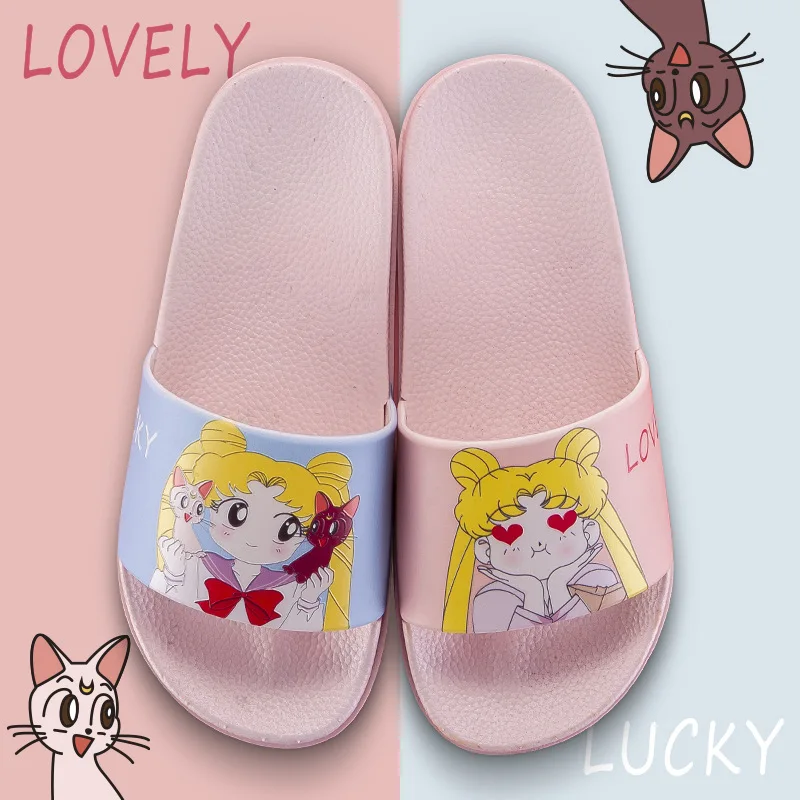 Сейлор Мун в помещении Босоножки из ПВХ Удобная одежда для дома с изображениями