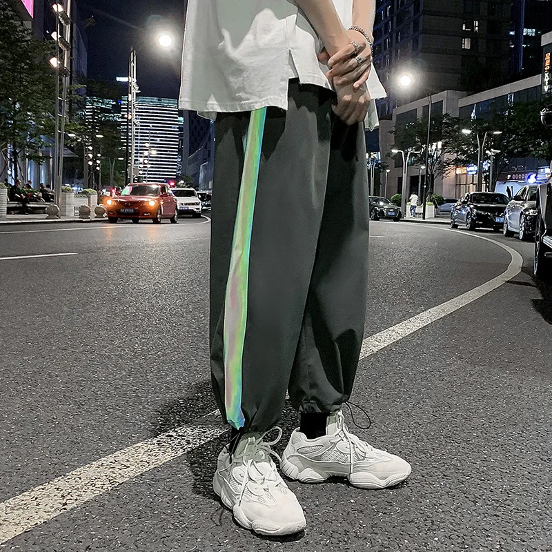 Осень зима 2020 новые спортивные штаны большого размера свободные Джокер
