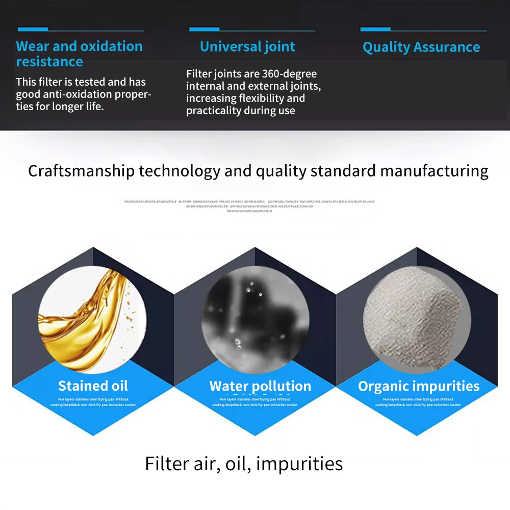 1 шт. 1/4 дюйма маслоотделитель воды встроенный воздушный шланг фильтр