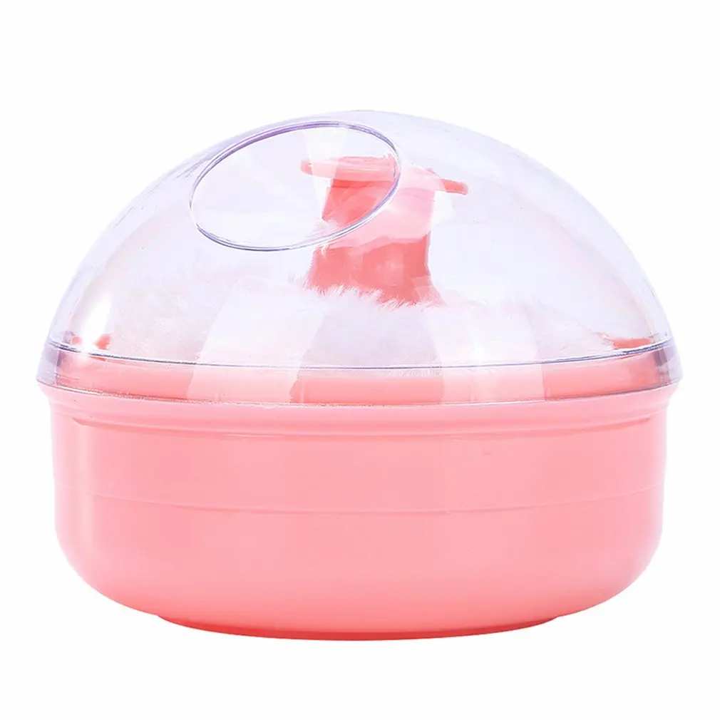 

Cosmetic Foundation Powder Puff Portable Kid Soft Body Talcum Durable Makeup Puff Sponge + Box Case Container Useful Plush Puff