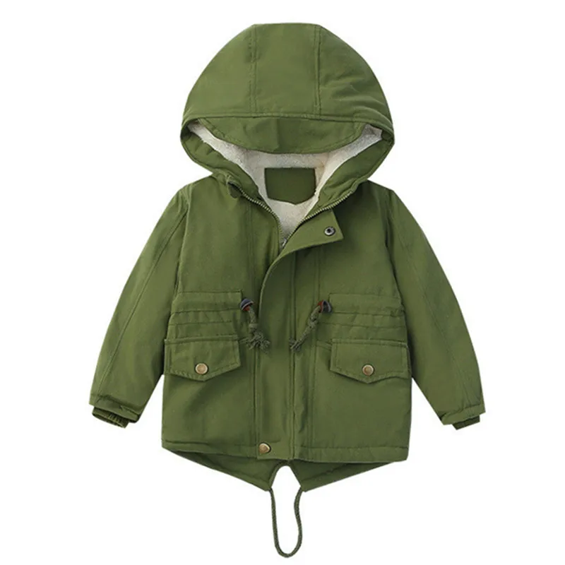 2021 новая зимняя одежда для маленьких мальчиков и девочек Детские теплые куртки - Фото №1