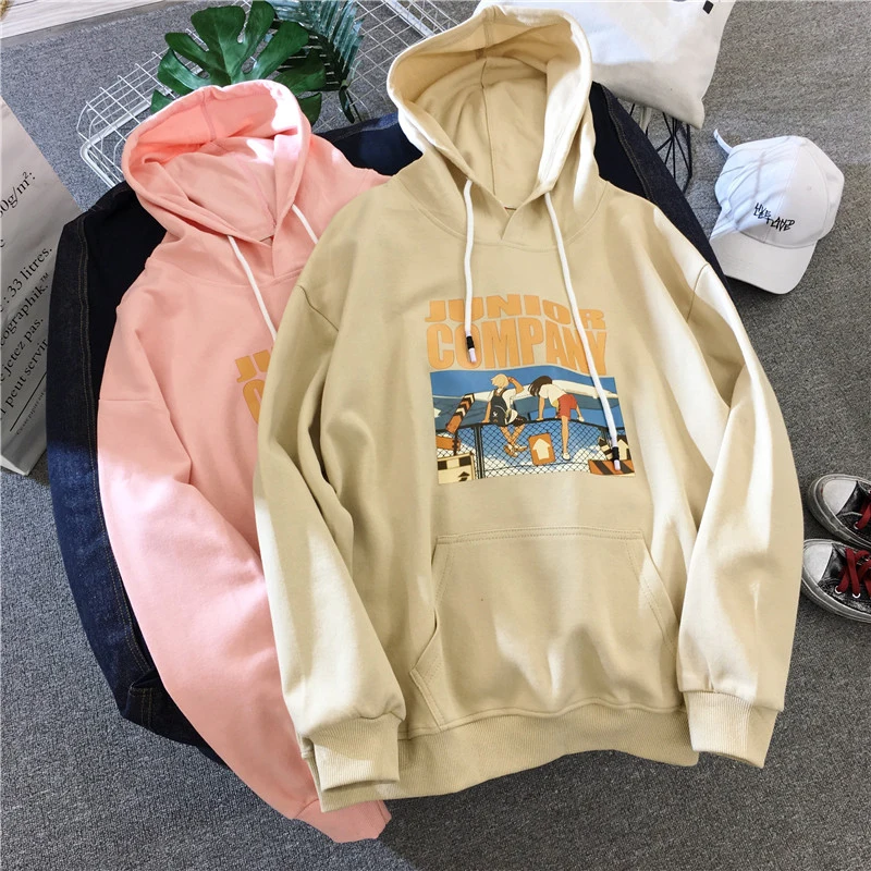 Уличная одежда 2019 Harajuku толстовки для женщин толстовка с длинным рукавом и
