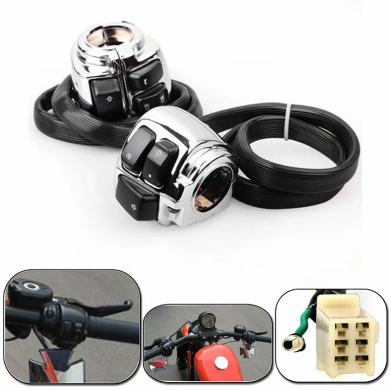 Хит продаж серебристый черный двигатель мотоцикла 1 &quot25 мм диаметр руля