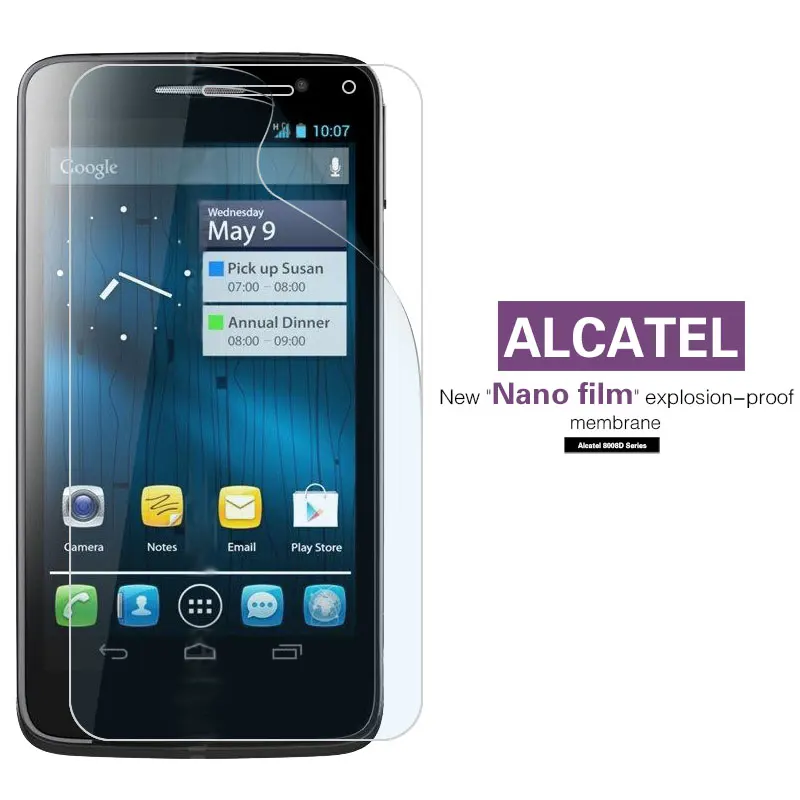 Мягкая нано пленка из ТПУ для Alcatel 8008D Fierce XL Flash Plus Hero 2 Go Play 2017 T M Pop Star Mobile REVVL
