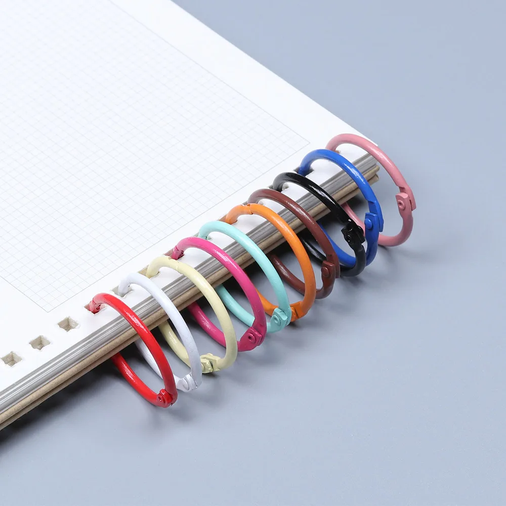 10 шт. металлический брелок ручной работы DIY цвет окрашенный в виде листка кольцо