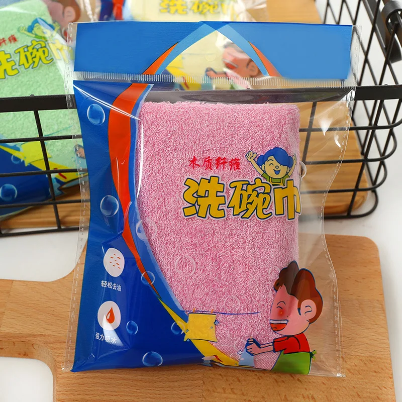 Оптовая продажа кухонных полотенец из древесного волокна для мытья посуды