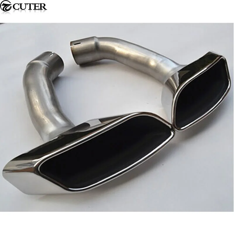 X6 E71 Стайлинг автомобиля из нержавеющей стали глушитель наконечники выхлопной