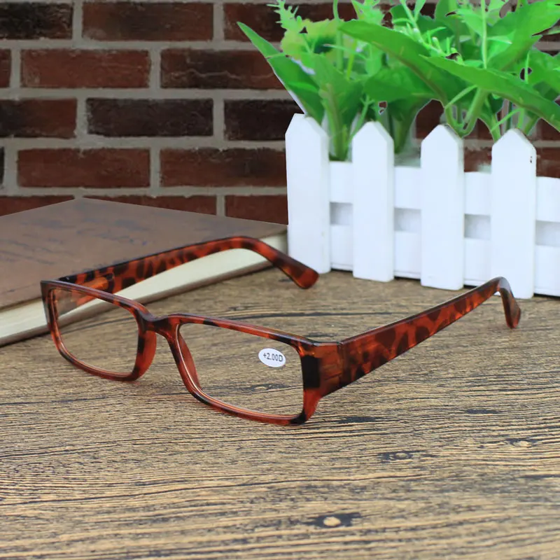 Brown Tortoise Женские очки для чтения для мужчин, очки для зрения, прозрачные очки для дальнозоркости, весенние шарниры+ 100+ 150+ 200+ 250+ 300+ 350+ 400 - Цвет оправы: Brown Tortoise