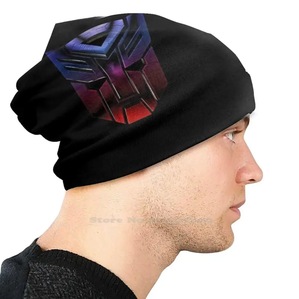 Ветрозащитная тонкая шапка Autobot Symbol унисекс для мужчин и женщин детей Decepticon Optimus