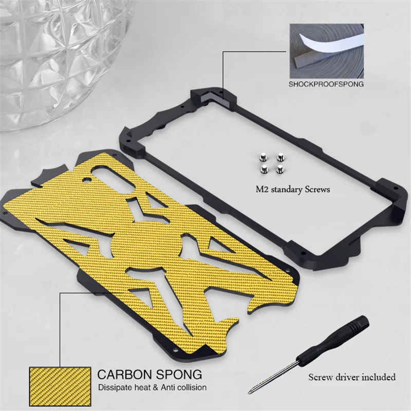 shockproof metal armor reno ace2 case for oppo realme x2 pro case aluminum reno ace cover coque for oppo realme x2 pro funda ace free global shipping