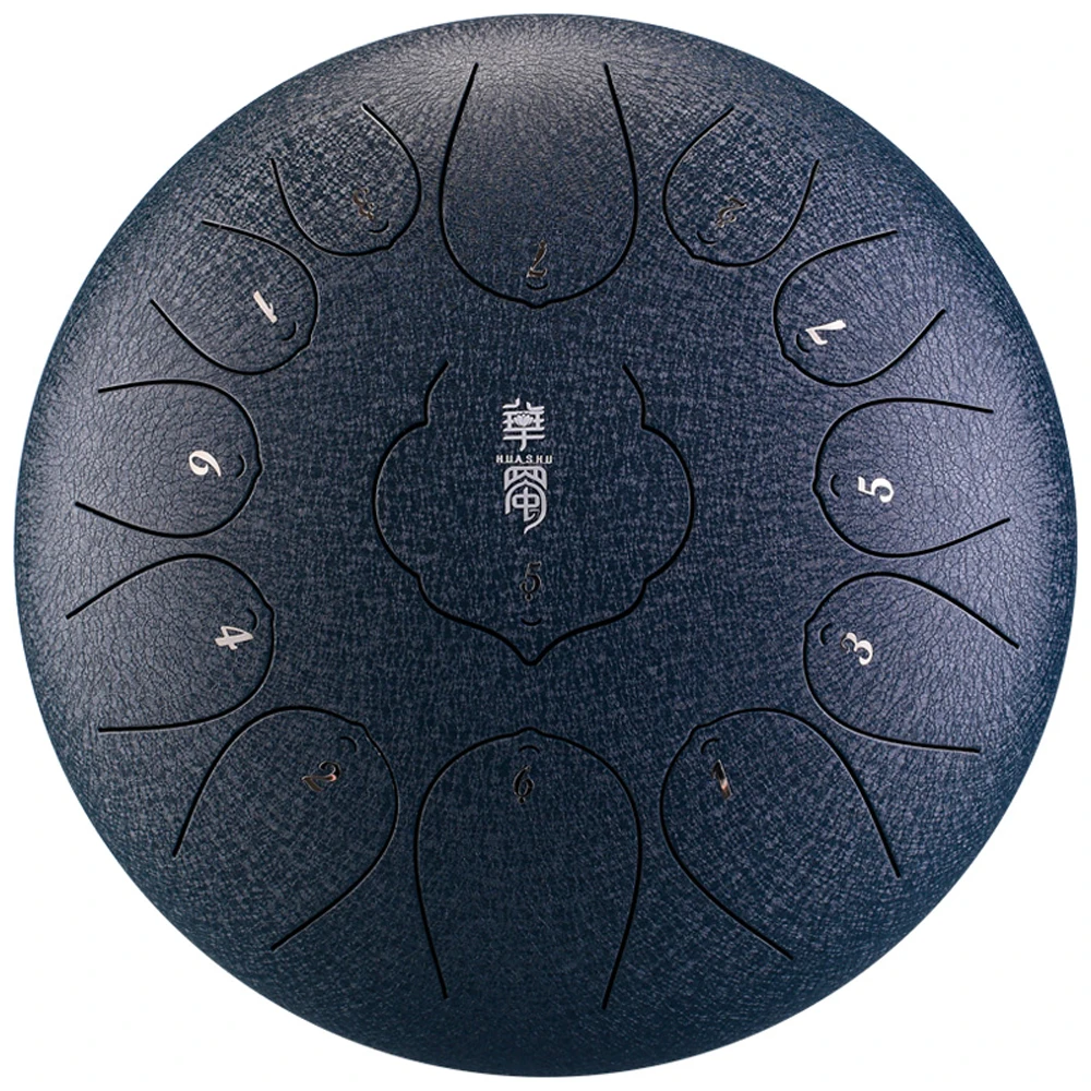 Барабан Handpan 12 дюймов 13 тонов стальной барабан для языка ручная кастрюля с