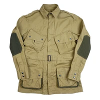 american m42 paratroooer soldier coat military outdoor jacket retro ww2 us army training uniform for men running blouse