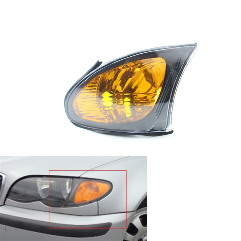 

1 Pair Headlight Turn Signal Corner Lights For 3 Series E46 02-05 6313716585