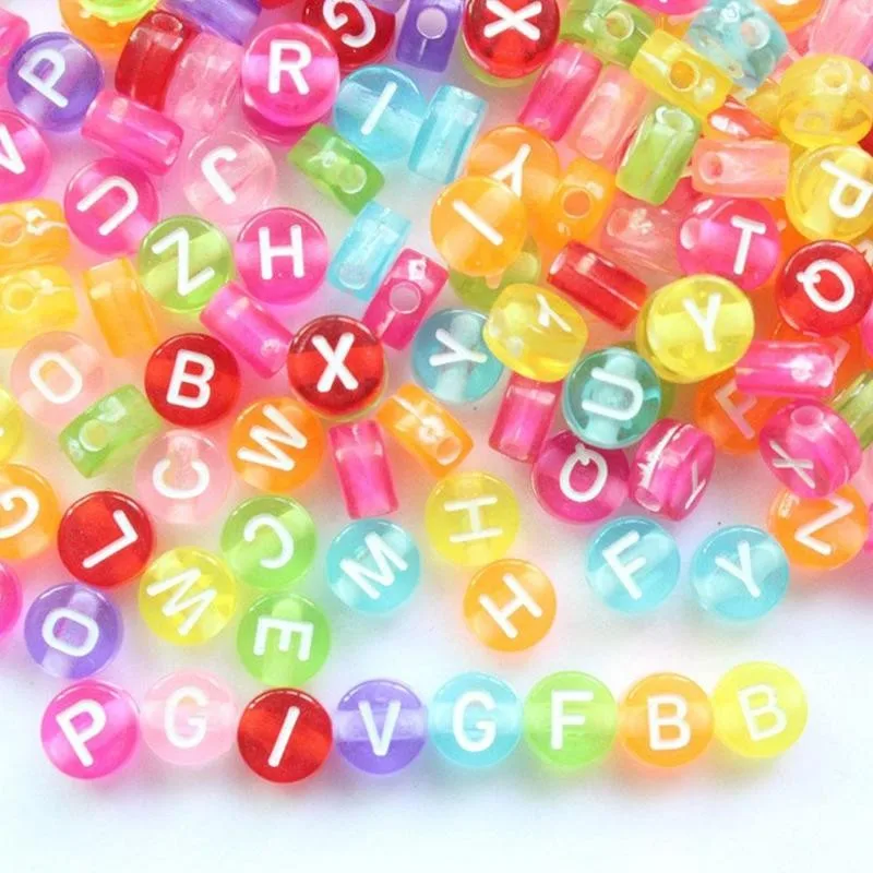 

DIY Toys English Alphabet Beaded Material For Jewelry Making DIY Handmade Wedding Venue Layout Educational Toys Gifts