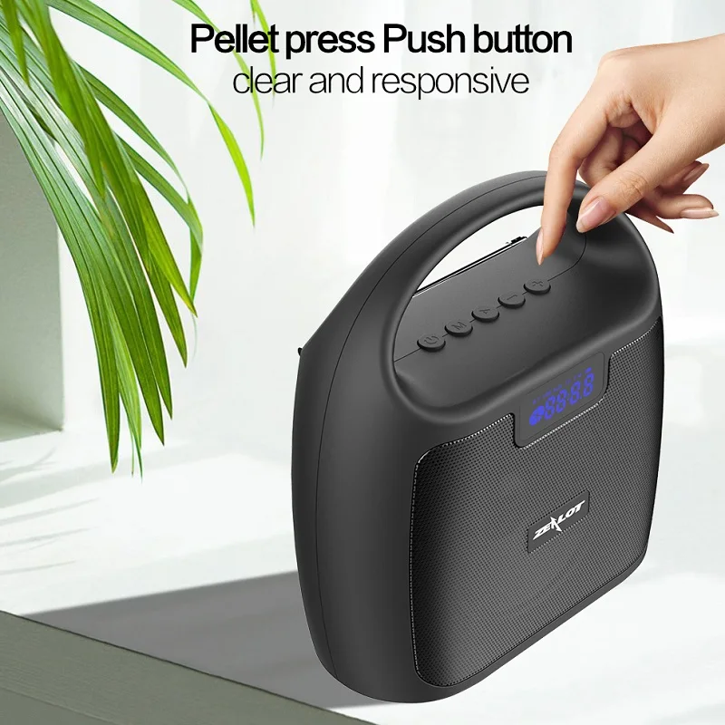 Bluetooth-Колонка ZEALOT S42 TWS переносная Колонка для улицы поддержка TF-карты мощность 10