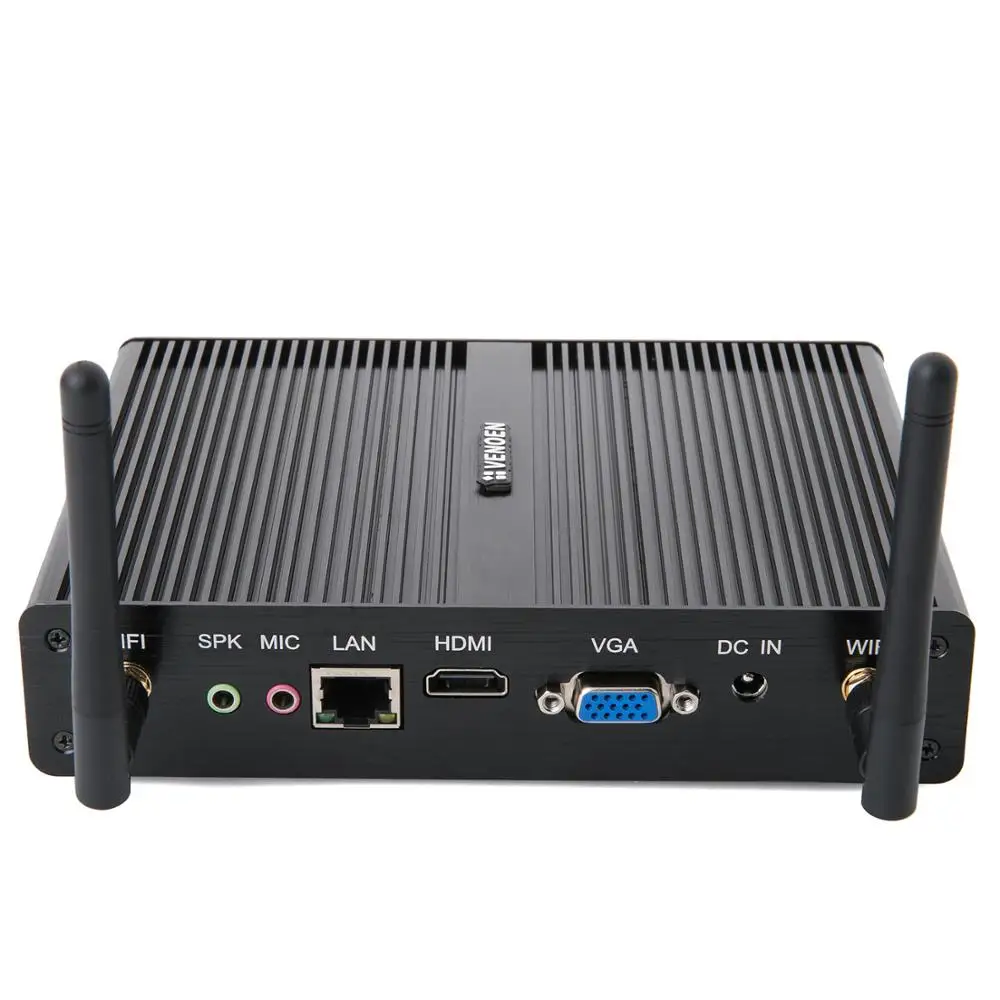 Миниатюрный промышленный ПК Intel Celeron J1800 J1900 HD VGA wifi BT мини настольный игровой