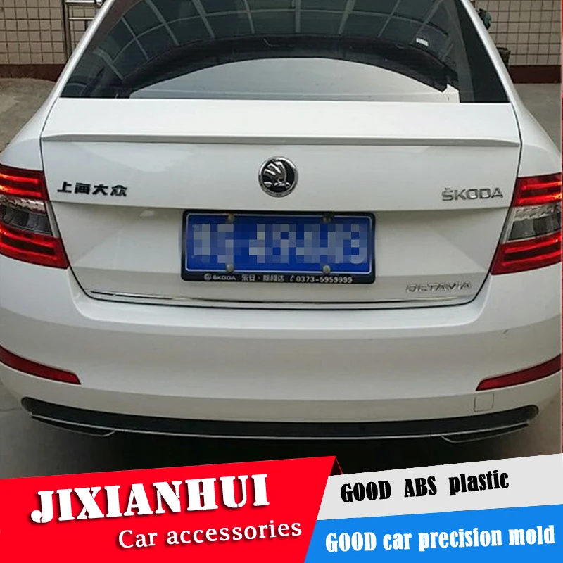 Спойлер для Octavia 2015 2017 Skoda спойлер yw из АБС пластика цветной задний крыла