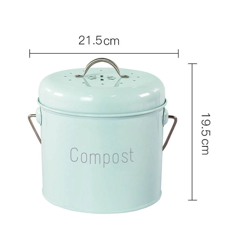 Компостная корзина 3 л-высококачественная кухонная компостная корзина-кухонный