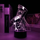 Аниме Kakegurui меари Saotome светодиодный светильник для Украшения в спальню ночной Светильник для детей, подарок на день рождения, ночной Светильник стол 3d лампа