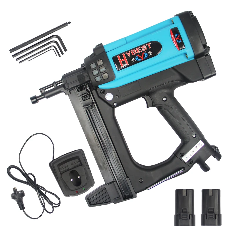 Pneumatic Nail Gun Lithium Battery Gas Nail Gun Steel Air St
