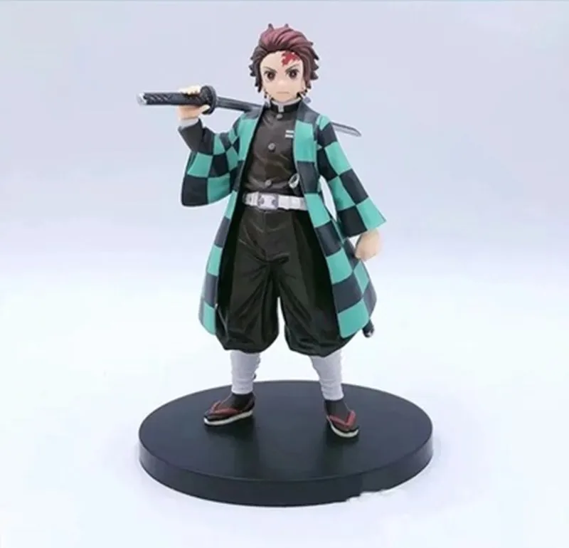 Горячая Распродажа демон Убийца ПВХ Фигурки Tanjiro Nezuko аниме Kimetsu без Yaiba Рисунок