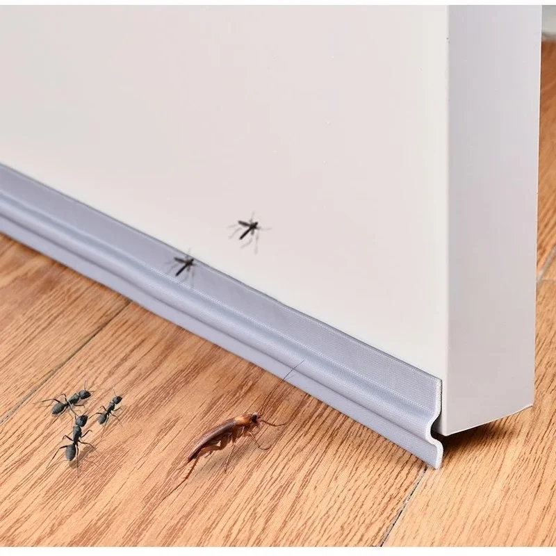 

2M Window Sealing Strip Acoustic Foam Sliding Door Windows Windproof Soundproof Nylon Cloth PU Foam Seal Door Gap Sound Strip